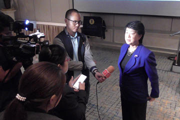 Chiaki Mukai, Specially Appointed Vice President of Tokyo University of Science, gave a Keynote Speech at Women in Limitless 
